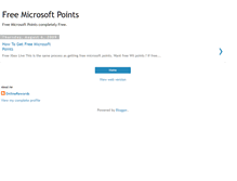 Tablet Screenshot of freemicrosoftpoints-1.blogspot.com