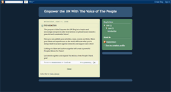 Desktop Screenshot of empowertheun.blogspot.com