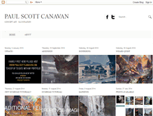 Tablet Screenshot of paulscottcanavan.blogspot.com