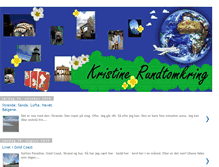 Tablet Screenshot of kristinerundtomkring.blogspot.com