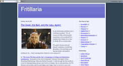 Desktop Screenshot of fritillaria.blogspot.com