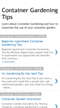 Mobile Screenshot of container-gardening-tips.blogspot.com