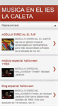 Mobile Screenshot of musicaieslacaleta.blogspot.com