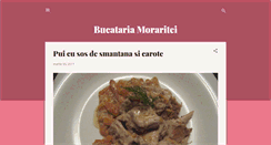 Desktop Screenshot of bucatariamoraritei.blogspot.com