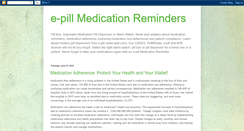 Desktop Screenshot of epillmedicationreminders.blogspot.com