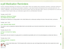 Tablet Screenshot of epillmedicationreminders.blogspot.com