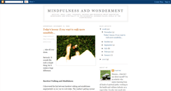 Desktop Screenshot of mindfulwonder.blogspot.com