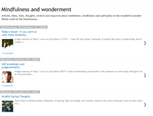 Tablet Screenshot of mindfulwonder.blogspot.com