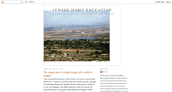 Desktop Screenshot of jewish-home-education.blogspot.com