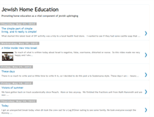 Tablet Screenshot of jewish-home-education.blogspot.com