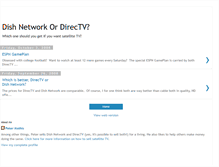 Tablet Screenshot of dishordirectv.blogspot.com