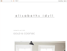 Tablet Screenshot of elisabethsidyll.blogspot.com