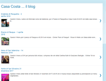 Tablet Screenshot of locandacasacosta.blogspot.com