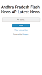 Mobile Screenshot of apflashnews.blogspot.com