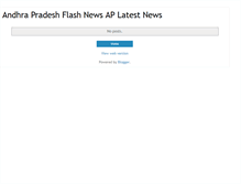 Tablet Screenshot of apflashnews.blogspot.com