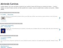 Tablet Screenshot of abriendocaminosdesanacion.blogspot.com