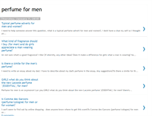Tablet Screenshot of perfume-for-men.blogspot.com