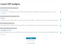 Tablet Screenshot of gpsgadgets.blogspot.com