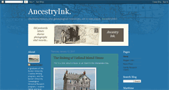Desktop Screenshot of ancestryink.blogspot.com