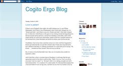Desktop Screenshot of cogitoergoblawg.blogspot.com