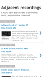 Mobile Screenshot of adjacent-recordings.blogspot.com
