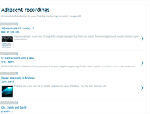Tablet Screenshot of adjacent-recordings.blogspot.com