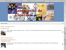 Tablet Screenshot of laboratoriodecienciasaltazor.blogspot.com