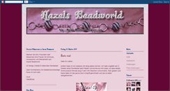 Desktop Screenshot of hazels-beadworld.blogspot.com