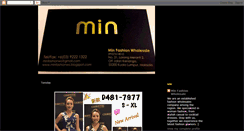 Desktop Screenshot of minfashionws.blogspot.com