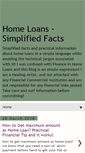 Mobile Screenshot of homeloans-simplifiedfacts.blogspot.com