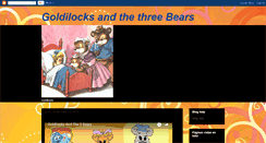 Desktop Screenshot of goldilocksand3bears.blogspot.com