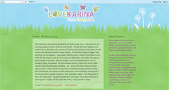 Desktop Screenshot of love-karina.blogspot.com