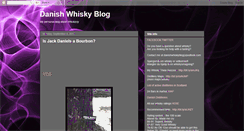 Desktop Screenshot of danishwhiskyblog.blogspot.com