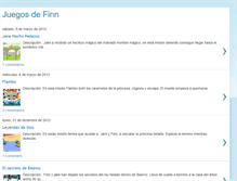 Tablet Screenshot of juegosdefinn.blogspot.com