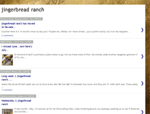 Tablet Screenshot of jingerbreadranchmt.blogspot.com