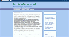 Desktop Screenshot of institutonaturamed.blogspot.com
