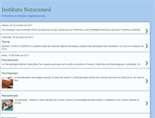 Tablet Screenshot of institutonaturamed.blogspot.com
