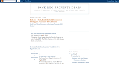 Desktop Screenshot of bankreopropertydeals.blogspot.com