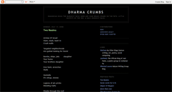 Desktop Screenshot of dharmacrumbs.blogspot.com