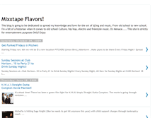 Tablet Screenshot of mixxtapeflavors.blogspot.com
