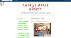 Desktop Screenshot of cherysapplebasket.blogspot.com