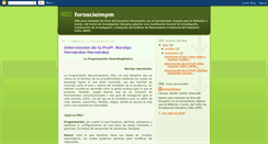 Desktop Screenshot of foroscieimpm.blogspot.com