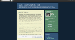 Desktop Screenshot of breastlumpintheroad.blogspot.com
