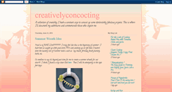 Desktop Screenshot of creativelyconcocting.blogspot.com