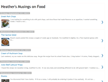 Tablet Screenshot of heathersmusingsonfood.blogspot.com