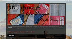 Desktop Screenshot of opactoportugues.blogspot.com