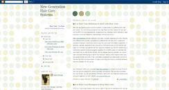 Desktop Screenshot of new-generation-hair-care.blogspot.com