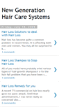 Mobile Screenshot of new-generation-hair-care.blogspot.com