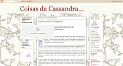 Desktop Screenshot of coisasdacassandra.blogspot.com