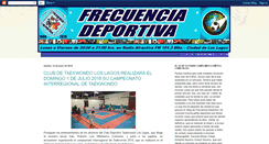 Desktop Screenshot of frecuenciadeportiva1.blogspot.com